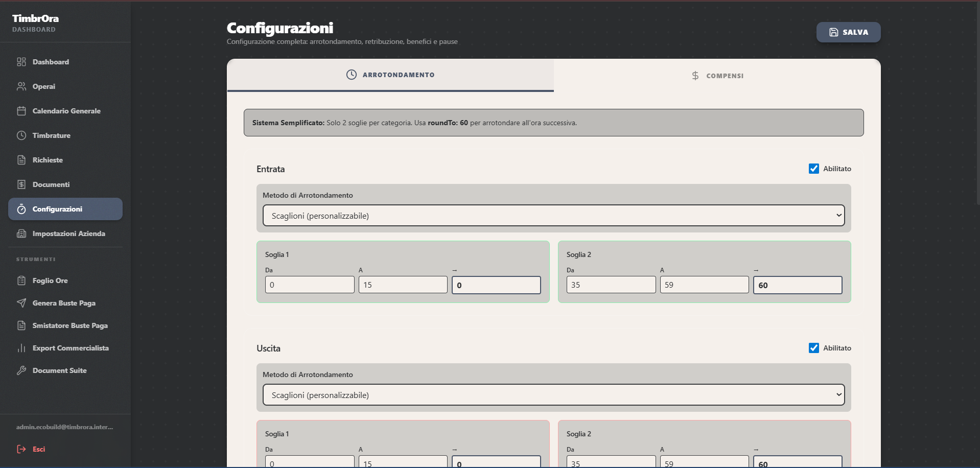 Configurazioni Avanzate